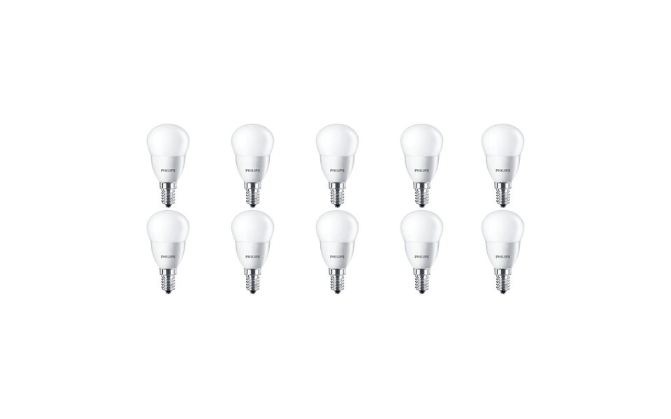 Philips PHILIPS LED Lamp 10 Pack - E14 Fitting, Warm Wit 2700K, 5.5W