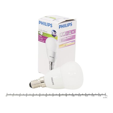 Philips PHILIPS LED Lamp 10 Pack - E14 Fitting, Warm Wit 2700K, 5.5W Philips PHILIPS LED Lamp 10 Pack - E14 Fitting, Warm Wit 2700K, 5.5W