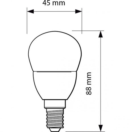 Philips PHILIPS LED Lamp 10 Pack - E14 Fitting, Warm Wit 2700K, 5.5W Philips PHILIPS LED Lamp 10 Pack - E14 Fitting, Warm Wit 2700K, 5.5W