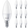 PHILIPS LED Lamp E14 10 Pack - Zeer Warm Wit Licht