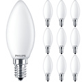 Philips LED Lamp E14 10 Pack - Zeer Warm Wit 2700K voor Thuis