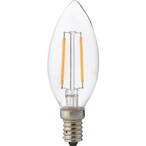 E14 LED Kaarslamp Filament - Warm Wit 2700K - 4W