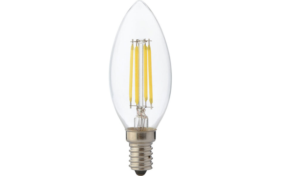 HLW LED LED Kaarslamp - E14 Filament Dimbaar - Warm Wit Licht 2700K HLW LED LED Kaarslamp - E14 Filament Dimbaar - Warm Wit Licht 2700K