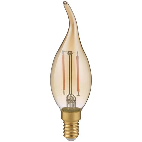 Trion Kirza Dimbare LED Lamp E14 - Filament Amber Warm Wit 2700K