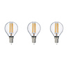 HLW LED Trion Tropin Set van 3 LED Lampen E14 - Filament - Warm Wit 2700K