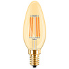 LED Lamp E14 Kaars Filament - Dimbaar Amber 4W