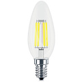 Dimbare LED Lamp E14 Kaars Filament - 4W Warm Wit 3000K - Brinton