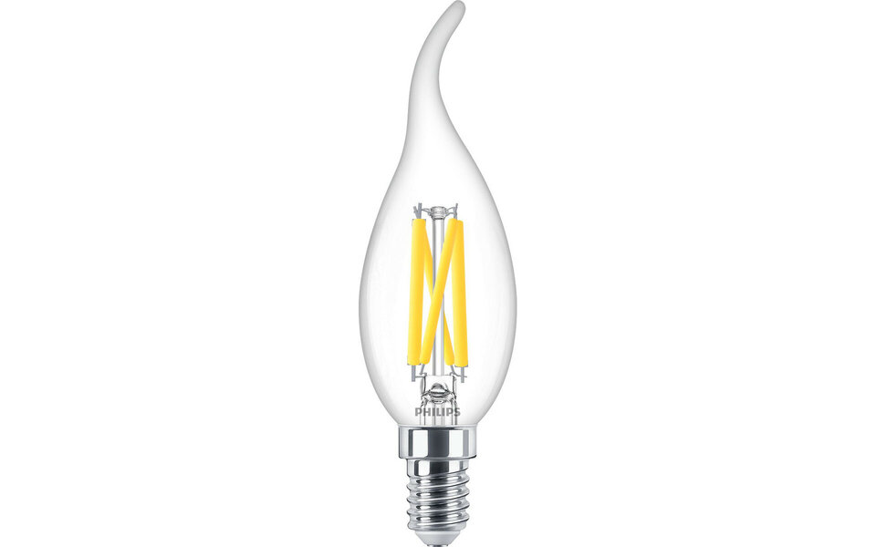 Philips Philips - Dimbare LED Lamp E14 - Filament Kaars - 10 Stuks