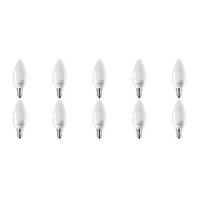 PHILIPS - LED Lamp E14 Warm Wit 10 Pack - 7W PHILIPS - LED Lamp E14 Warm Wit 10 Pack - 7W