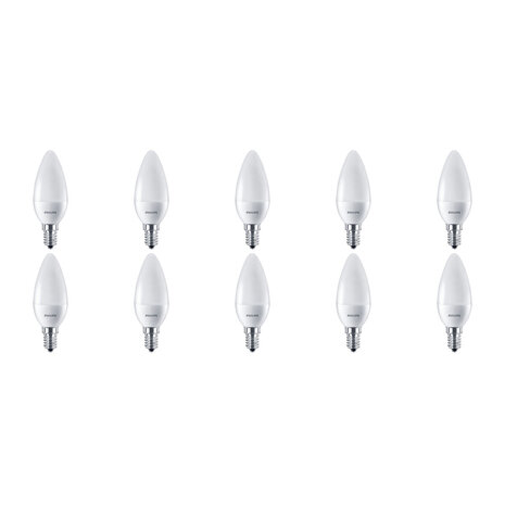 PHILIPS LED Lamp 10 Pack E14 Fitting - Warm Wit 2700K - 7W PHILIPS LED Lamp 10 Pack E14 Fitting - Warm Wit 2700K - 7W