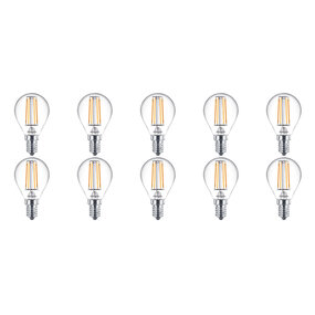 Philips LED Lamp 10 Pack | E14 Fitting - Warm Wit 2700K Philips LED Lamp 10 Pack | E14 Fitting - Warm Wit 2700K