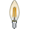 Dimbare LED Filament E14 Lamp - 4W Amber Warm Wit
