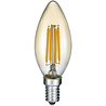 HLW LED LED Lamp Trion Kirza - Dimbaar E14 Filament - Warm Wit 2700K - Amber