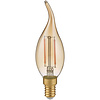 E14 LED Kaarslamp - Filament - Amber - Warm Wit - 2W