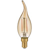 HLW LED E14 LED Lamp - Filament Kaarslamp - Trion Kirza - 2W Amber Warm Wit