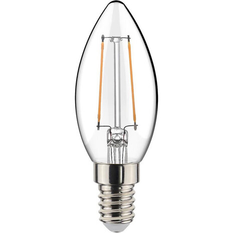 Sanola Syno LED Filament Lamp E14 - 2W - Warm Wit 2700K in Glas