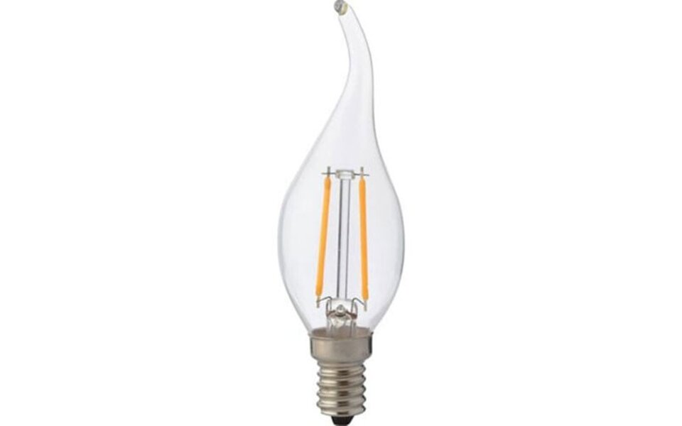 HLW LED E14 LED Lamp - Filament Flame Design - Naturally White 4W