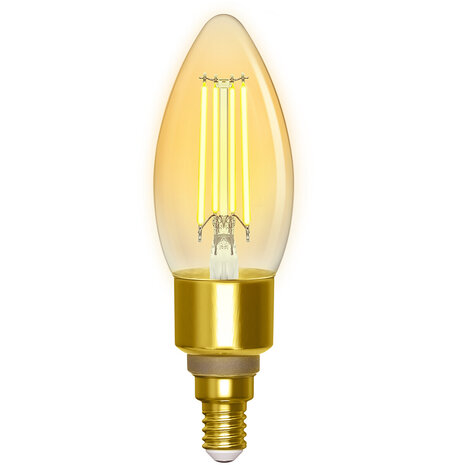 HLW LED Aigi Delano LED Lamp - Filament E14 - Slimme Amber Kleur 4.5W HLW LED Aigi Delano LED Lamp - Filament E14 - Slimme Amber Kleur 4.5W