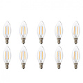 Energiebesparende LED Lampen 10 Pack - E14 Filament Kaarslampen