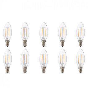 LED Lamp 10 Pack - E14 Filament Kaarslamp 2W