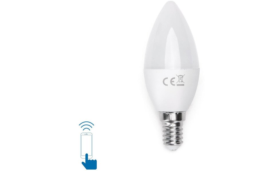 HLW LED Aigi Kiyona - Slimme E14 LED Lamp - C37 - 7W - RGB & Aanpasbare Kleur HLW LED Aigi Kiyona - Slimme E14 LED Lamp - C37 - 7W - RGB & Aanpasbare Kleur