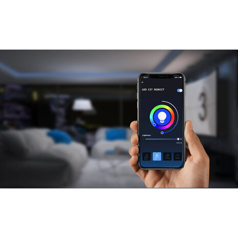 HLW LED Aigi Kiyona LED Lamp - 7W E14 G4 - Slimme RGB Wifi Lamp met Aanpasbare Kleur HLW LED Aigi Kiyona LED Lamp - 7W E14 G4 - Slimme RGB Wifi Lamp met Aanpasbare Kleur