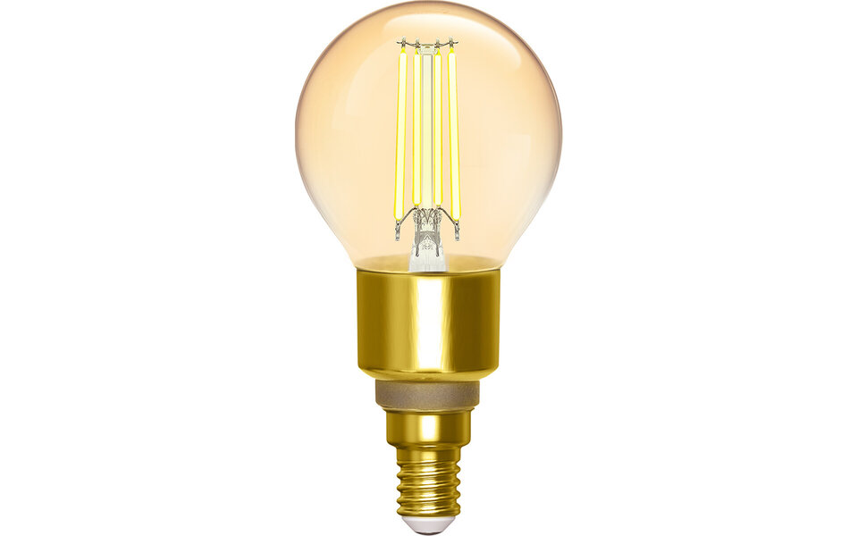 HLW LED Slimme Aigi Delano LED Lamp - G45 Filament E14 - Amber 4.5W