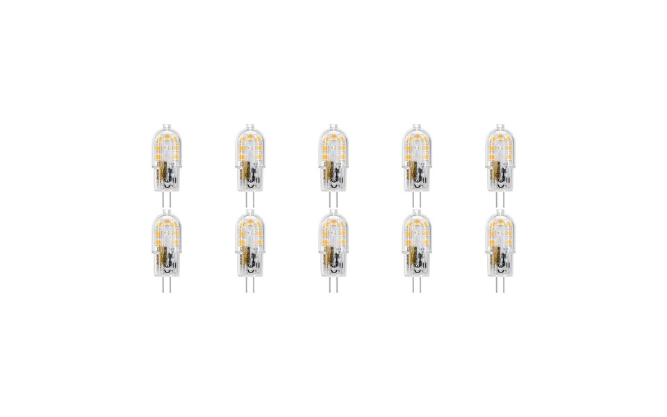 Velvalux 10 Pack Dimbare G4 LED Lamp - 2W Warm Wit 3000K - Vervangt 20W