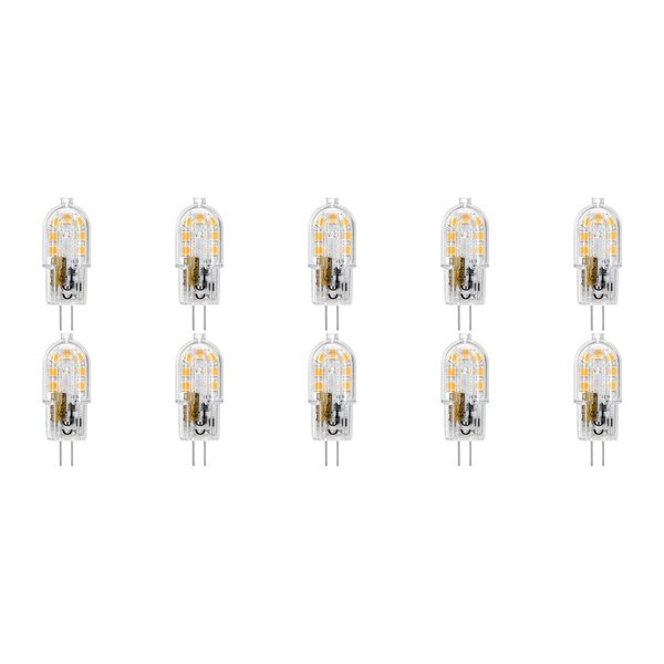 Velvalux 10 Pack Dimbare G4 LED Lamp - 2W Warm Wit 3000K - Vervangt 20W
