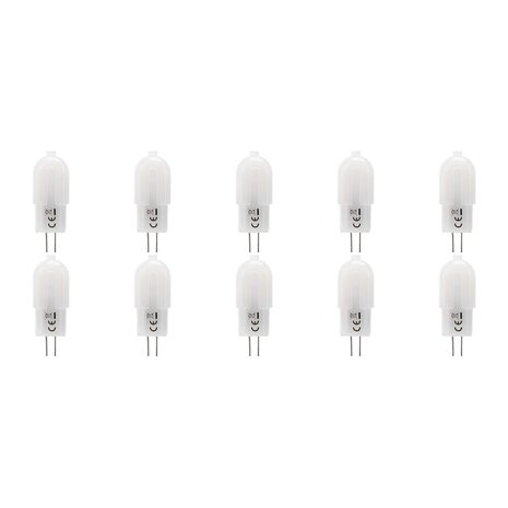 Velvalux Velvalux Dimbare G4 LED Lamp 10 Pack - Warm Wit 3000K - 2W Velvalux Velvalux Dimbare G4 LED Lamp 10 Pack - Warm Wit 3000K - 2W