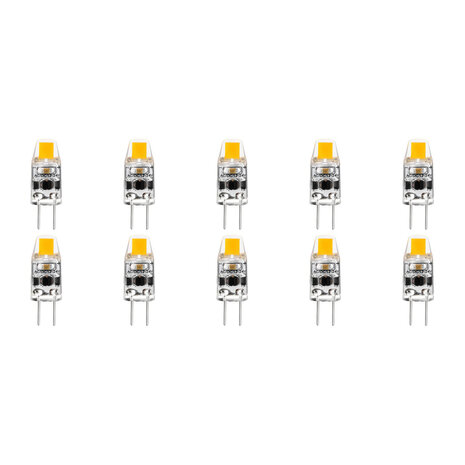 Velvalux Velvalux Dimbare G4 LED Lamp - 10 Pack - Neutraal Wit 4000K - 2W