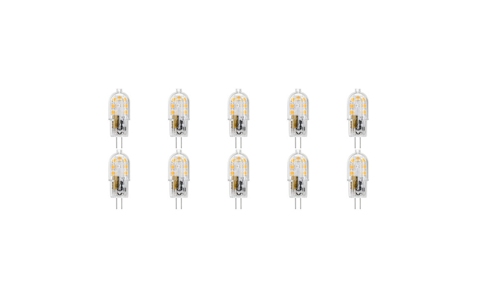 Velvalux Velvalux 10 Pack Dimbare G4 LED Lamp 2W - Koud Wit 6000K - Vervangt 20W