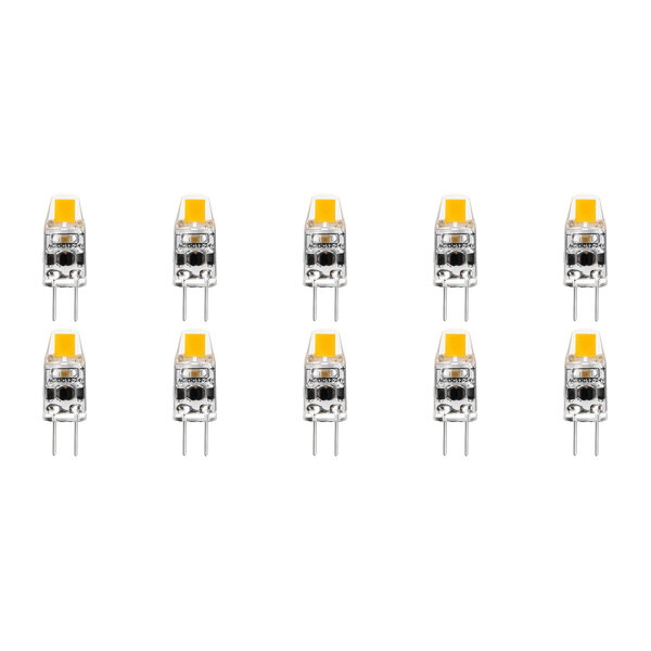 Velvalux 10 Pack Dimbare G4 LED Lampen - Velvalux - Warm Wit 3000K - 2W Velvalux 10 Pack Dimbare G4 LED Lampen - Velvalux - Warm Wit 3000K - 2W
