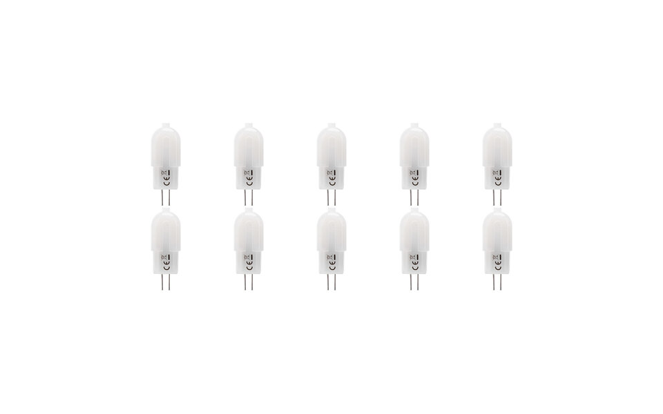 Velvalux Velvalux 10 Pack Dimbare G4 LED Lampen - Helder/Koud Wit 6000K