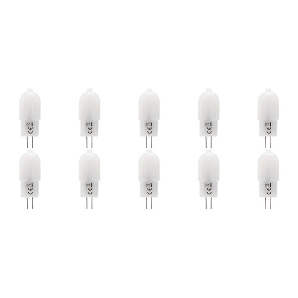 Velvalux Velvalux 10 Pack Dimbare G4 LED Lampen - Helder/Koud Wit 6000K Velvalux Velvalux 10 Pack Dimbare G4 LED Lampen - Helder/Koud Wit 6000K