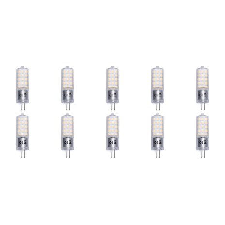 Aigi LED Lamp 10 Pack - G4 Fitting - 3.6W - Daglicht Wit 6500K