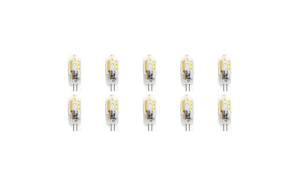HLW LED Aigi LED Lamp 10 Pack - G4 2W Daglicht Wit 6500K | Vervangt 20W