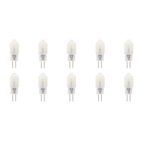 Aigi LED Lamp 10 Pack - G4 Fitting - 6500K Daglicht Wit Aigi LED Lamp 10 Pack - G4 Fitting - 6500K Daglicht Wit