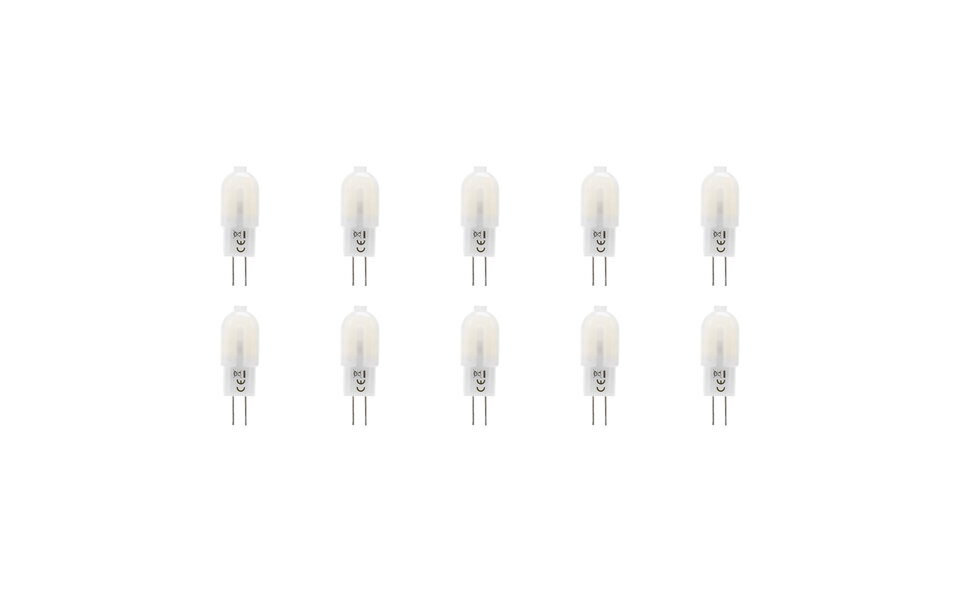 HLW LED Aigi LED Lamp 10 Pack - G4 Fitting - 1.3W Helder Daglicht Wit 6500K
