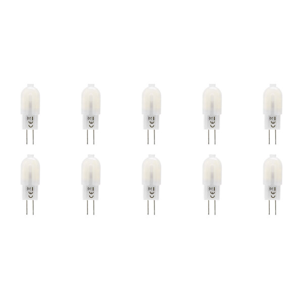 HLW LED Aigi LED Lamp 10 Pack - G4 Fitting - 1.3W Helder Daglicht Wit 6500K