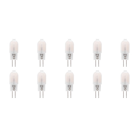 Aigi LED Lamp 10 Pack - G4 Fitting - 1.3W Warm Wit 3000K Vervangt 12W