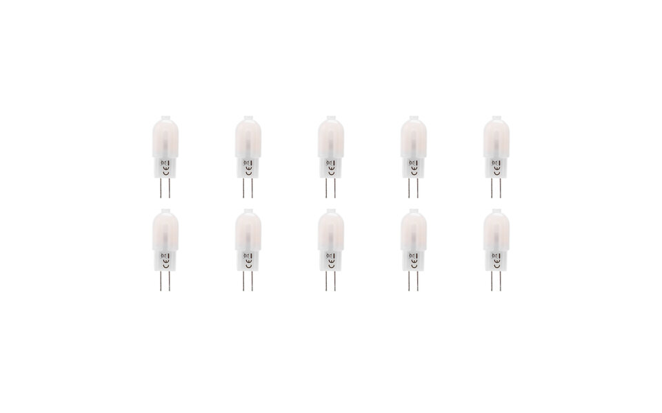 HLW LED Aigi LED Lamp 10 Pack - G4 Fitting - 1.3W Warm Wit 3000K Vervangt 12W