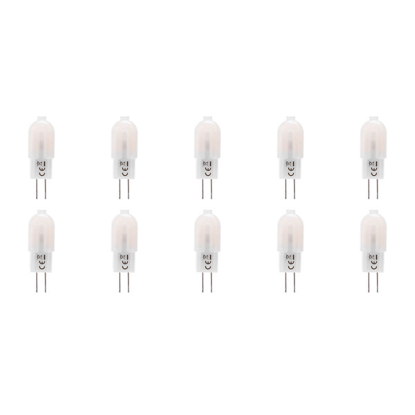 HLW LED Aigi LED Lamp 10 Pack - G4 Fitting - 1.3W Warm Wit 3000K Vervangt 12W