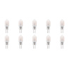 HLW LED Aigi LED Lamp 10 Pack - G4 Fitting - 1.3W Warm Wit 3000K Vervangt 12W