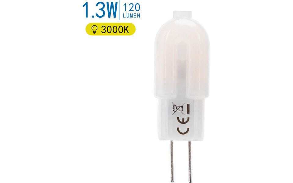 HLW LED Aigi LED Lamp 10 Pack - G4 Fitting - 1.3W Warm Wit 3000K Vervangt 12W