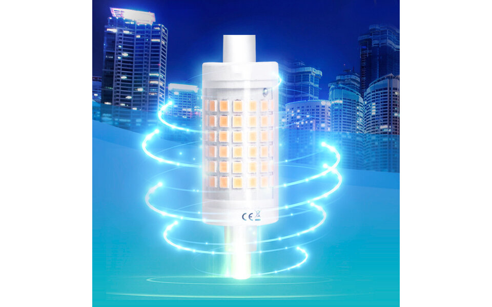 HLW LED LED Lamp - Aigi - R7S Fitting - 7W - Helder/Koud Wit 6500K HLW LED LED Lamp - Aigi - R7S Fitting - 7W - Helder/Koud Wit 6500K