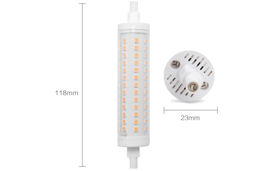 HLW LED Aigi LED Lamp - R7S Fitting 12W - Warm Wit Licht 3000K HLW LED Aigi LED Lamp - R7S Fitting 12W - Warm Wit Licht 3000K