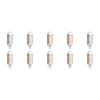 LED Lamp 10 Pack - Aigi - R7S Fitting - 7W - Warm Wit 3000K