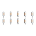 LED Lamp 10 Pack - Aigi - R7S Fitting - 7W - Warm Wit 3000K LED Lamp 10 Pack - Aigi - R7S Fitting - 7W - Warm Wit 3000K