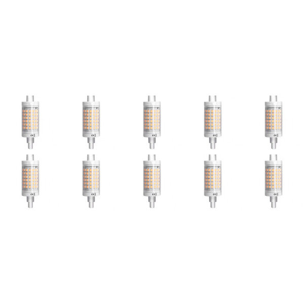 HLW LED LED Lamp 10 Pack - Aigi - R7S Fitting - 7W - Warm Wit 3000K